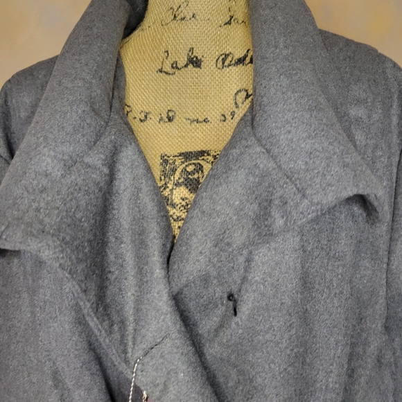 Gray Dress Coat - Picture 4 of 11